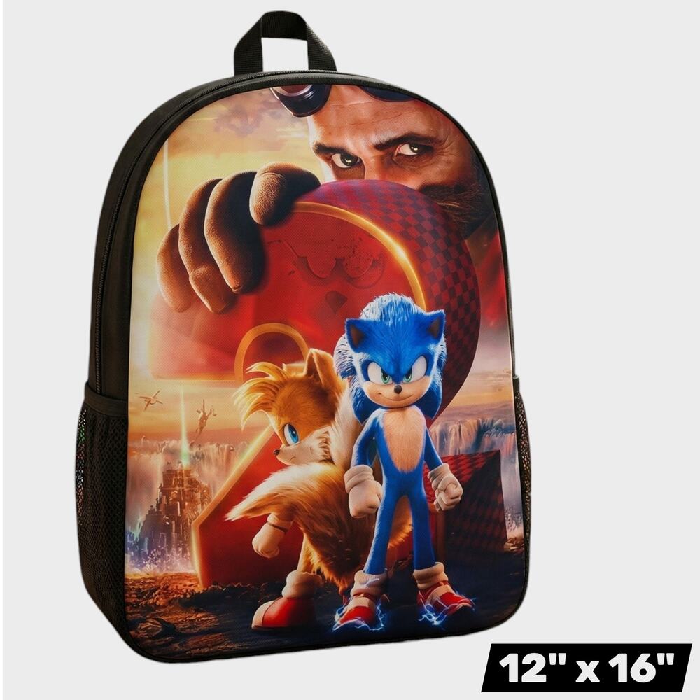 Backpack Sonic the Hedgehog Boys Girls Lightweight Backpack